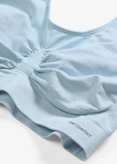 Lot de 2 brassi&egrave;res sans coutures Feel Comfort, bonprix