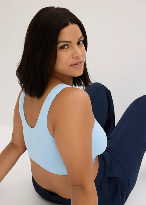 Lot de 2 brassi&egrave;res sans coutures Feel Comfort, bonprix