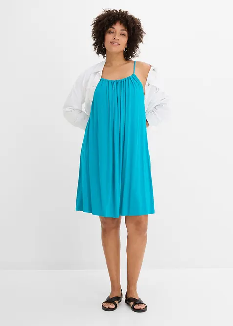 Robe fluide en jersey viscose extensible, bonprix