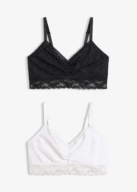 Lot de 2 brassi&egrave;res, bonprix