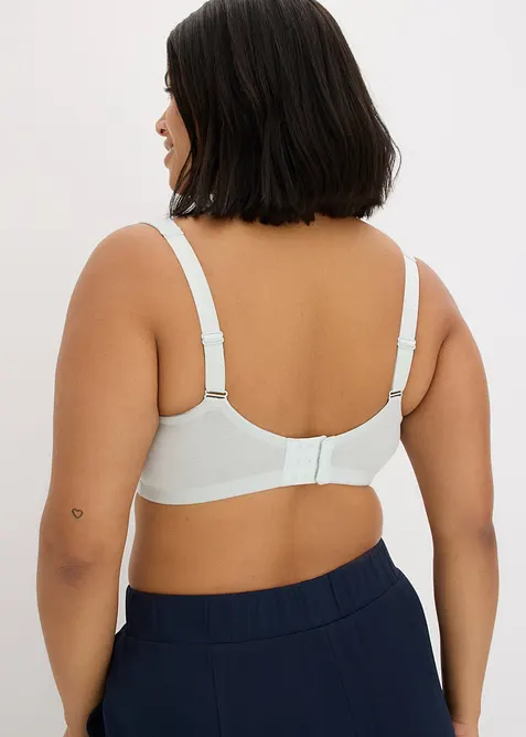 BH ohne B&uuml;gel mit Bio-Baumwolle (2er Pack), bonprix