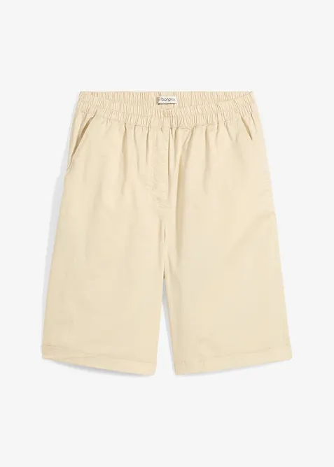 Papertouch-Bermuda aus Baumwoll-Mix, bonprix