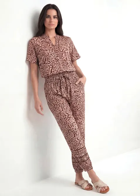 Schlupfhose aus flie&szlig;ender Viskose, bonprix