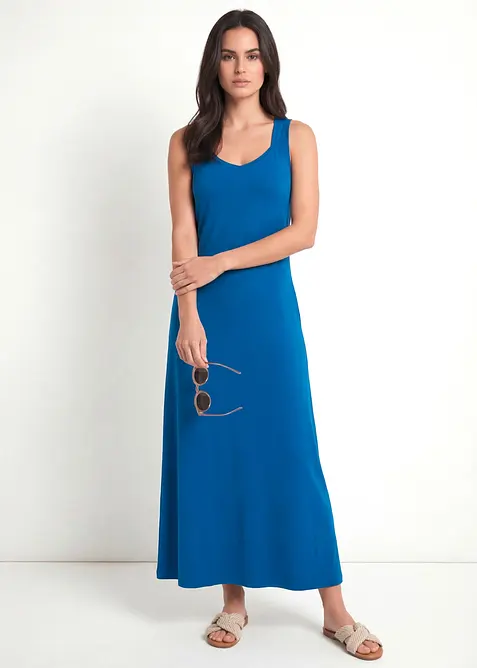 Maxikleid aus Baumwoll- Viskose Mischung, bonprix