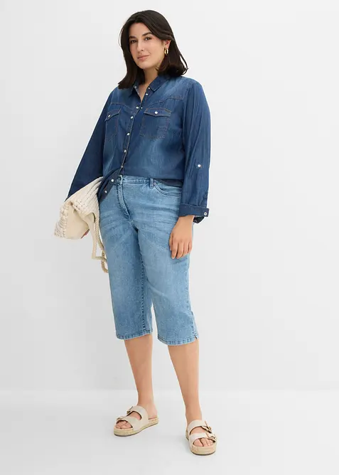 Straight Jeans, Mid Waist, Stretch, bonprix