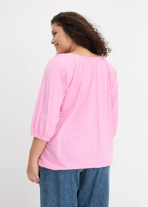 Blouse en jersey 100% coton, bonprix
