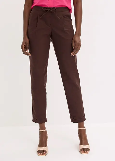 Pantalon en lin m&eacute;lang&eacute;, bonprix