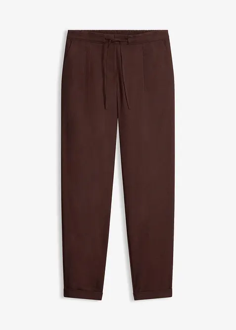 Pantalon en lin m&eacute;lang&eacute;, bonprix
