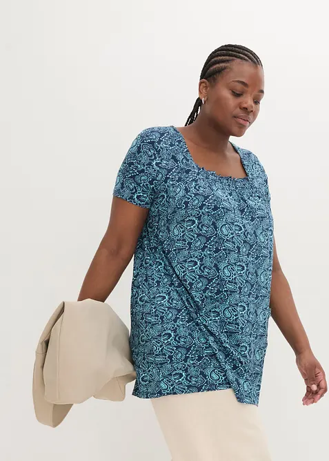 Tunique manches courtes en jersey, bonprix