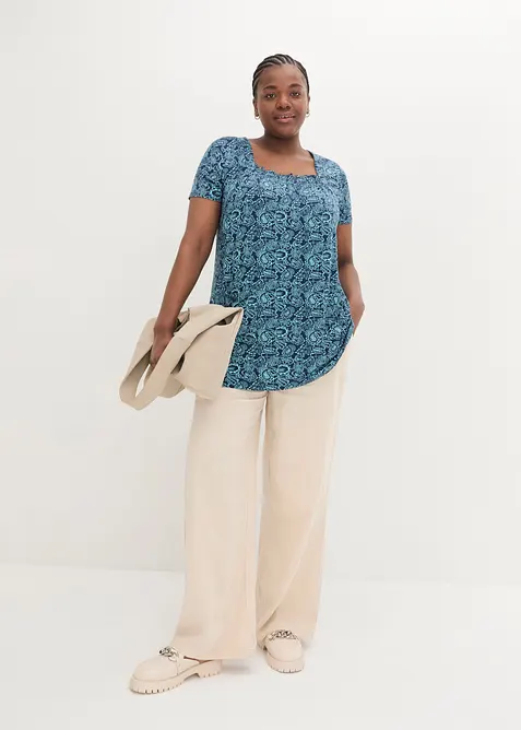 Tunique manches courtes en jersey, bonprix