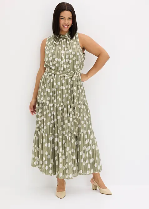 Robe en mousseline avec fil brillant, bonprix