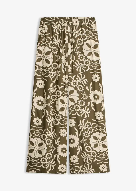 Marlenehose aus flie&szlig;ender Viskose, bonprix