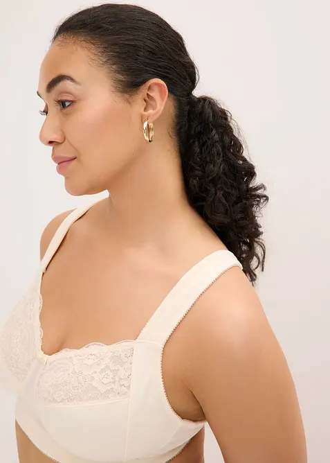 Entlastungs-BH ohne B&uuml;gel mit gepolsterten Tr&auml;gern, bonprix