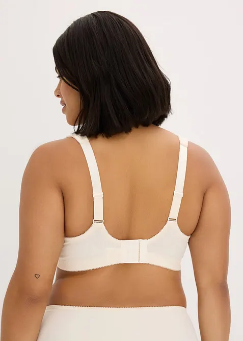 Soutien-gorge grand maintien sans armatures, bretelles rembourr&eacute;es, bonprix