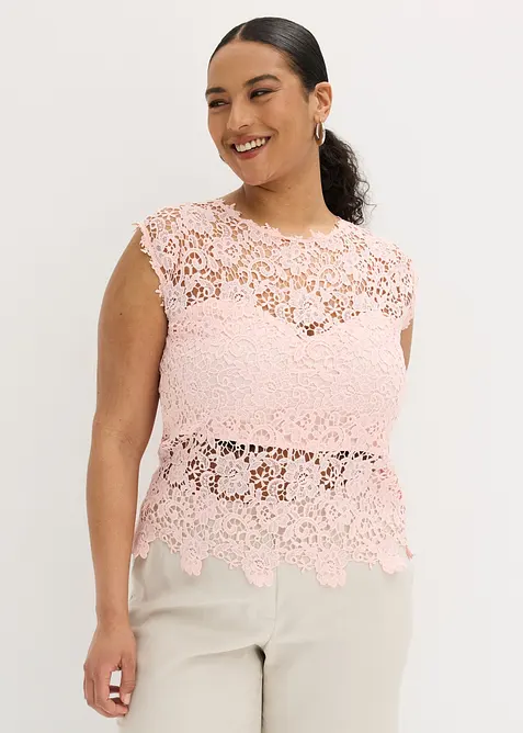 Top en dentelle, bonprix
