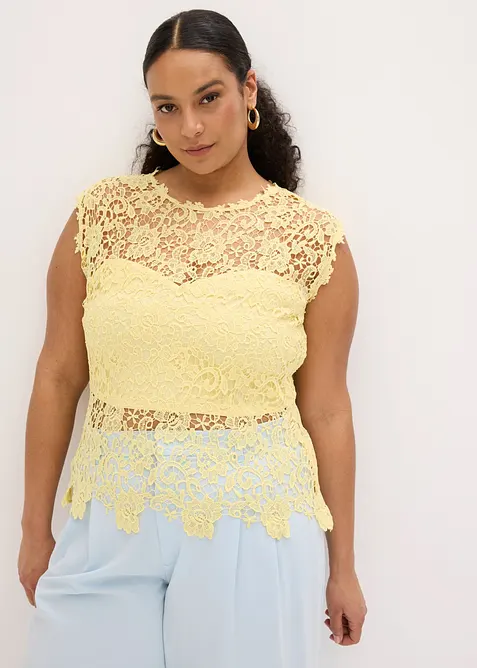 Top en dentelle, bonprix