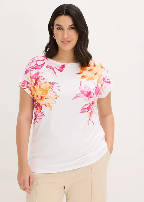 Shirt mit &uuml;berschnittenen Schultern, bonprix