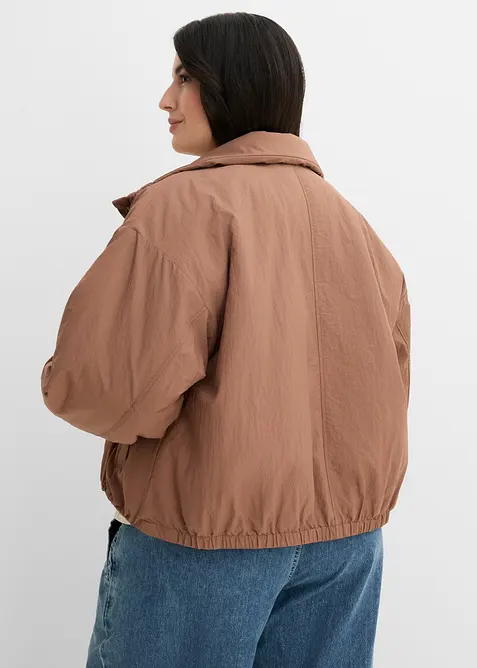 Wasserabweisender Blouson, Bubble-Saum, bonprix