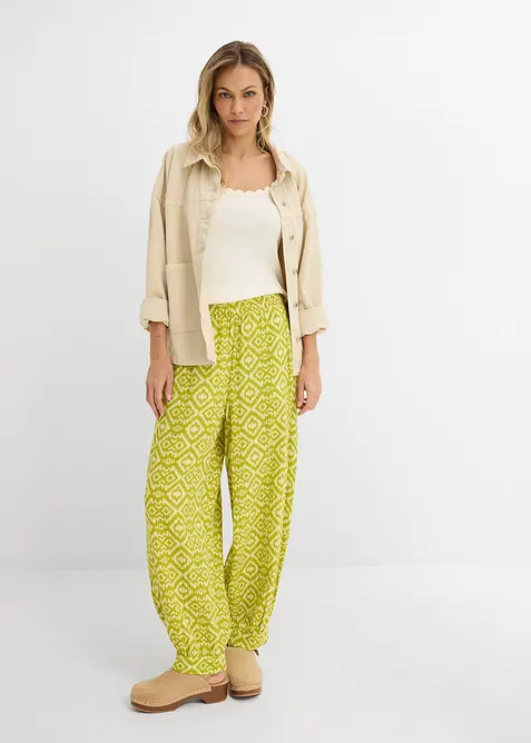 Haremshose aus reiner Baumwolle, bonprix