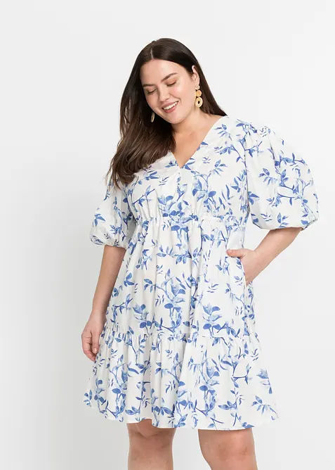 Minikleid aus reiner Baumwolle, bonprix