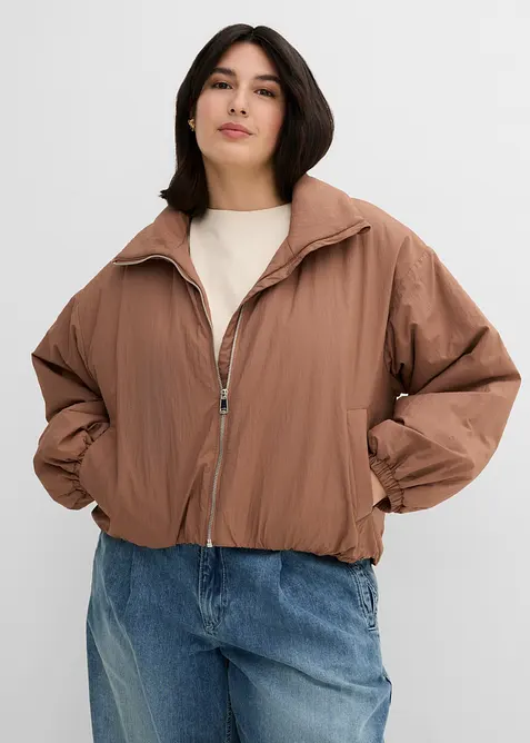 Wasserabweisender Blouson, Bubble-Saum, bonprix