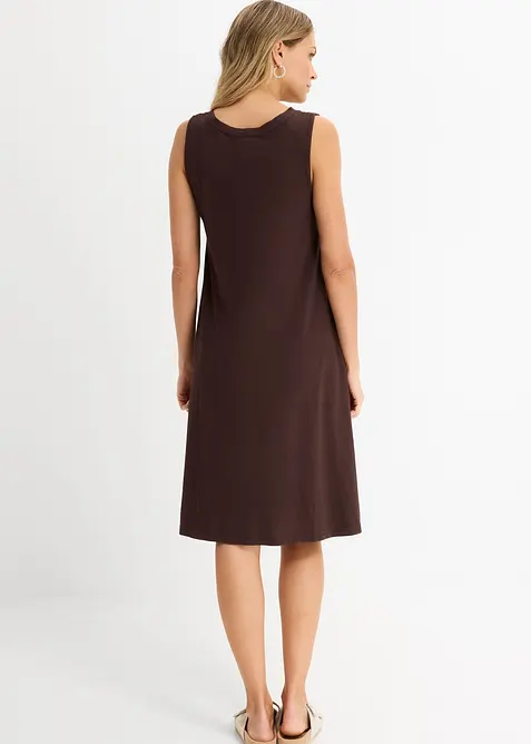 Robe en jersey &agrave; la&ccedil;age, bonprix