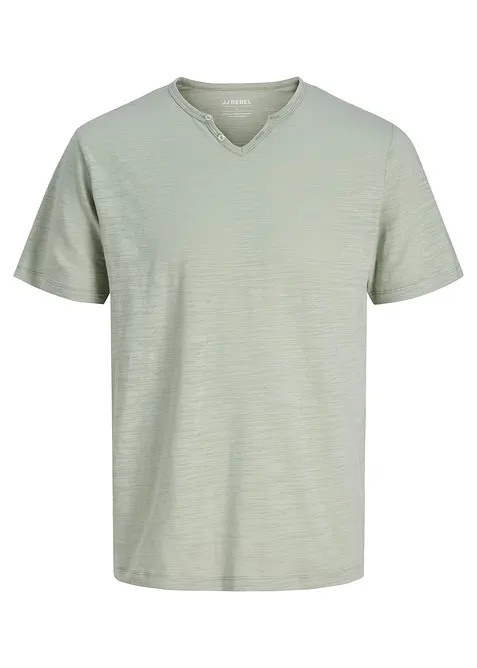 JJ REBEL Henleyshirt aus reiner Baumwolle, JJ REBEL