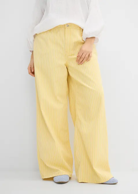 Pantalon en twill 100% coton, bonprix