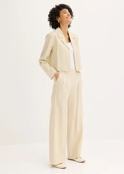 Veste en lin et coton, bonprix