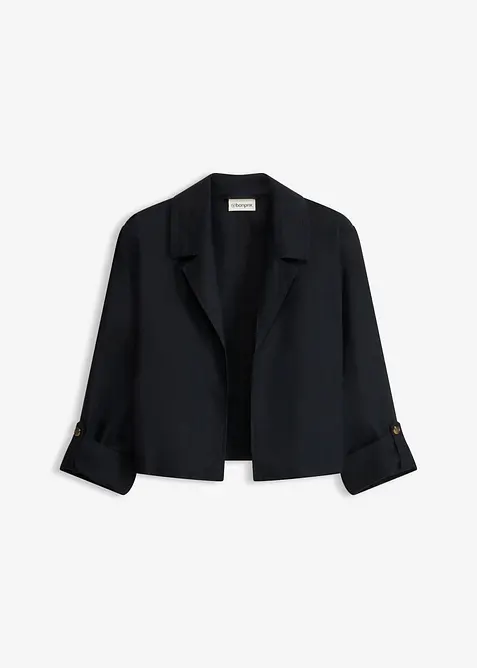 Blusenjacke aus Leinenmix, bonprix