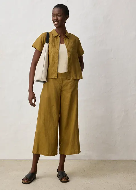 Culotte  aus  reinem Leinen, bonprix