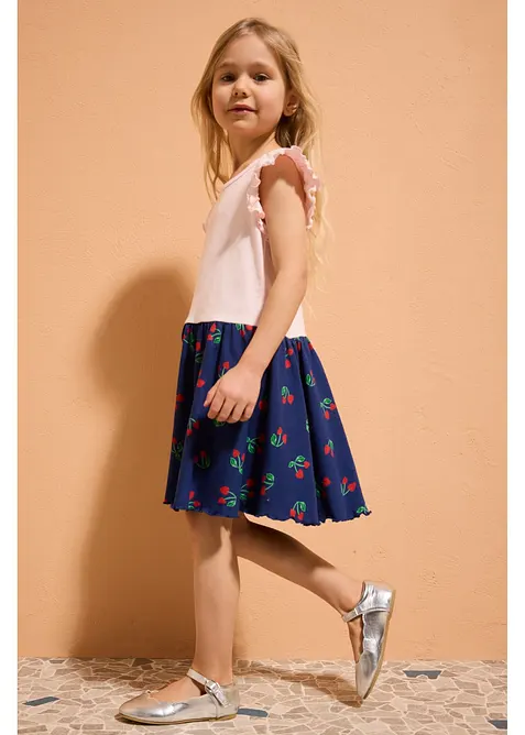 Jerseykleid aus reiner Bio-Baumwolle, bonprix