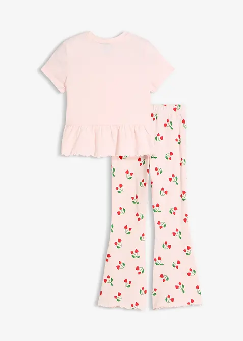 T-shirt et legging &eacute;vas&eacute; (ens. 2&nbsp;pces), bonprix