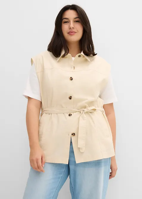 Gilet sans manches, 100% coton, bonprix