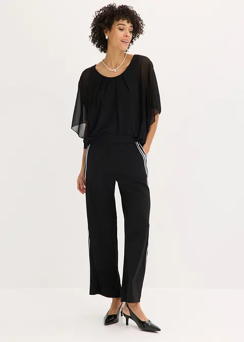 Jersey-Hose mit Seitenstreifen, bonprix