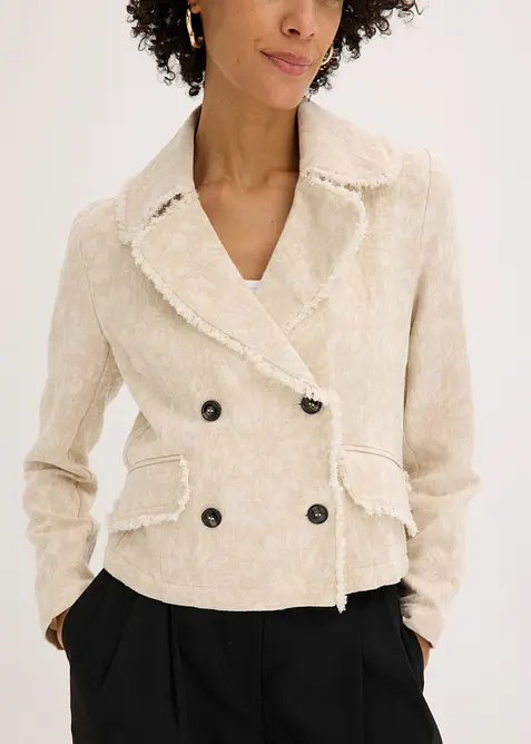 Veste mi-saison en jacquard de coton, bonprix