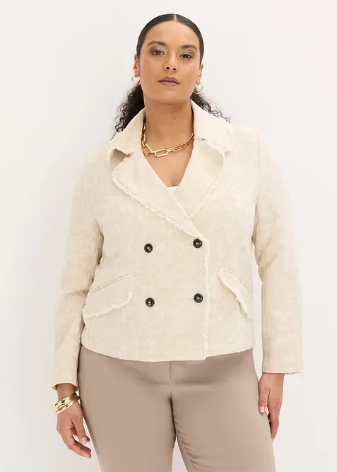 Veste mi-saison en jacquard de coton, bonprix