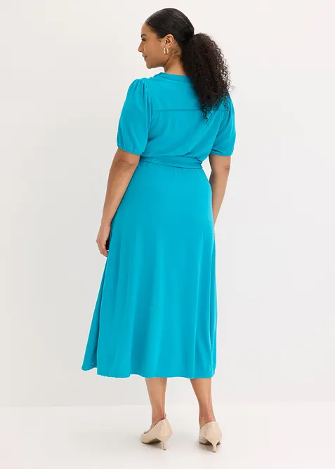 Robe midi avec ceinture &agrave; nouer (ens. 2 pces), bonprix