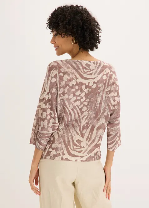 Pull  &agrave; manches chauve-souris, bonprix