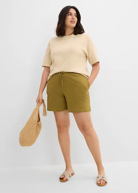Short sweat 100% coton, bonprix