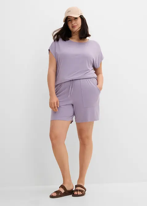 T-shirt et short en viscose extensible (ens. 2&nbsp;pces), bonprix