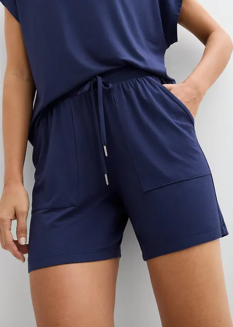 Shirt und Shorts aus softem Viskose-Mix (2-tlg.Set), bonprix