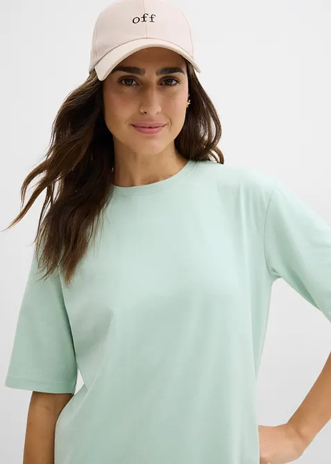 T-Shirt und Radlerhose, Baumwollstretch (2-tlg.Set), bonprix