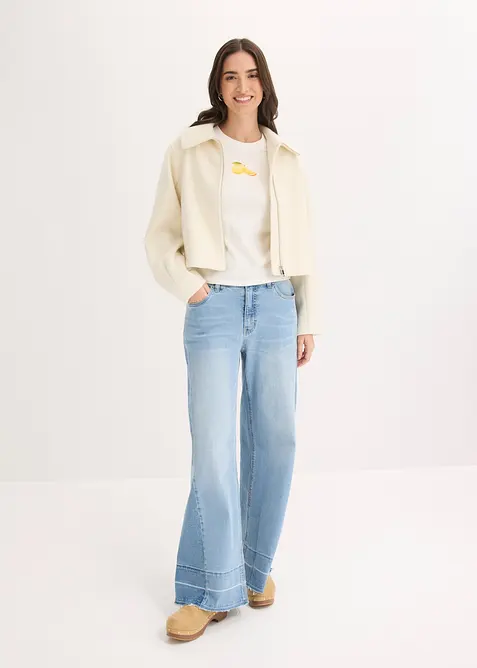 Shirt aus elastischer Baumwolle, bonprix