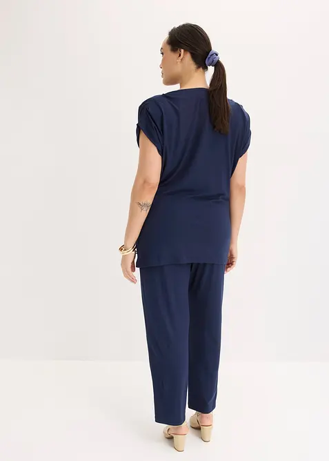 T-shirt et pantalon (ens. 2&nbsp;pces) en viscose extensible, bonprix