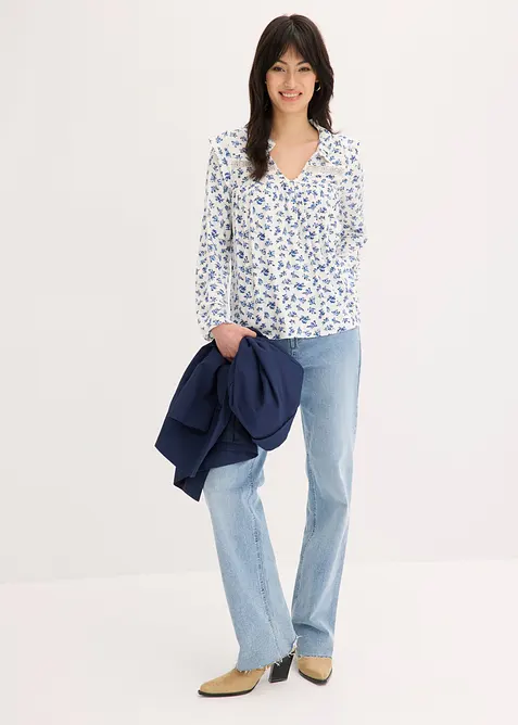 Langarmshirt aus Viskose-Mix, bonprix