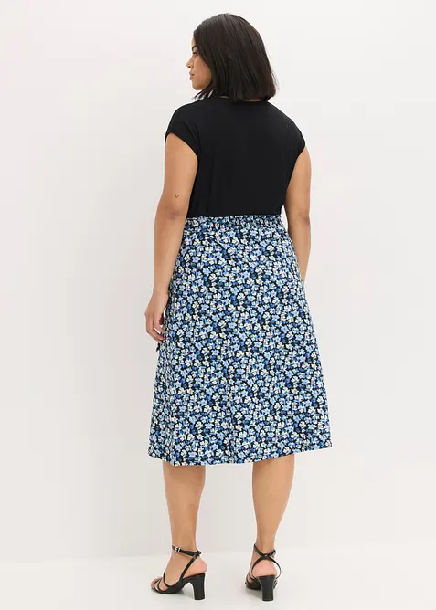 Robe midi en jersey viscose, bonprix