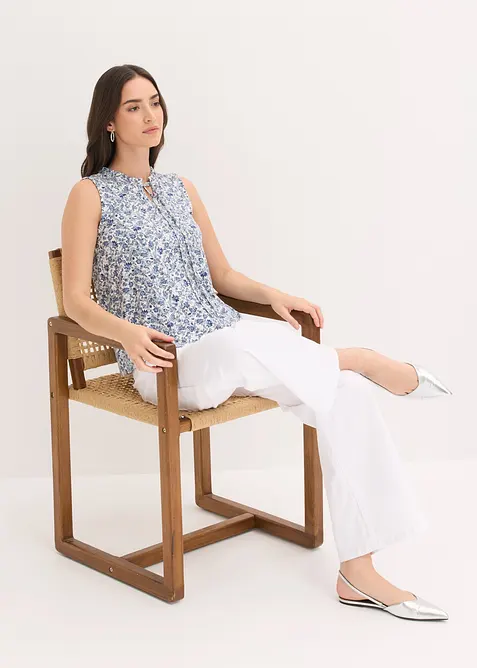 Jersey-Top aus Viskose-Mix, bonprix