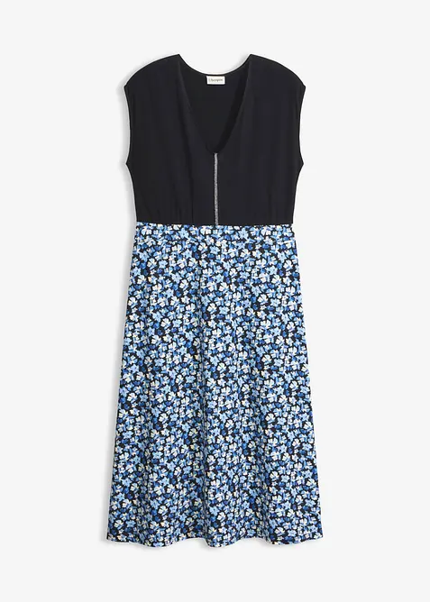 Midi-Jerseykleid aus Viskose-Mix, bonprix