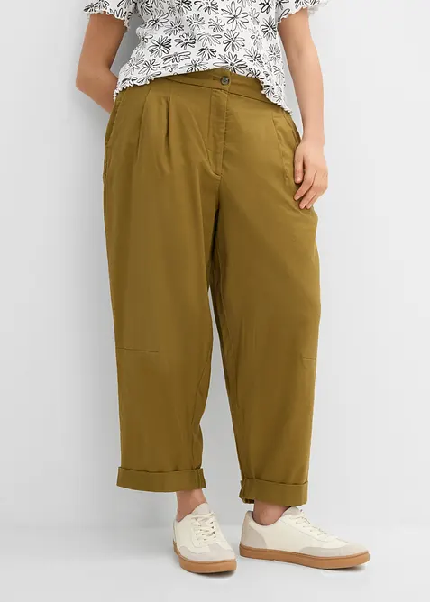 Pantalon ballon 100% coton, bonprix